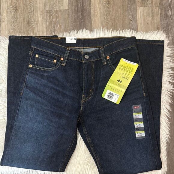 Levi's Blue Straight Jeans Classic Fit Size 30X30 NWT - Picture 2 of 8